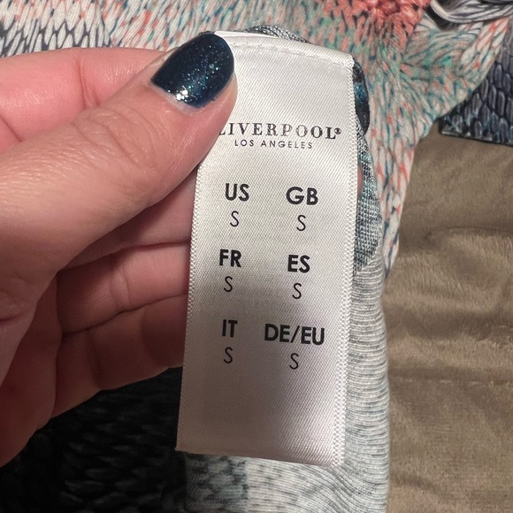 Liverpool Ombré Snakeskin Print Knit Sweater Size Small - Picture 4 of 4